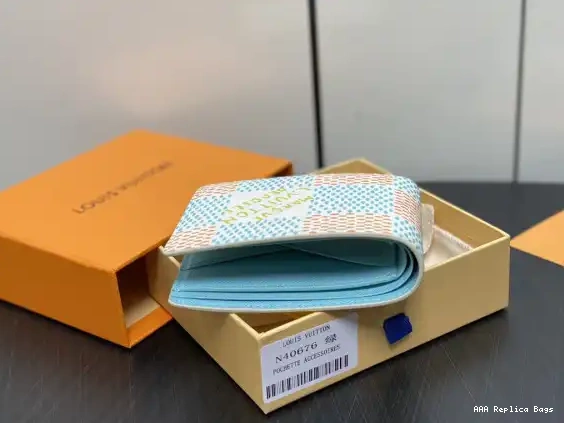 Aaa replica bags MULTIPLE VUITTON LOUIS WALLET-11.5*9*1.5cm 0706